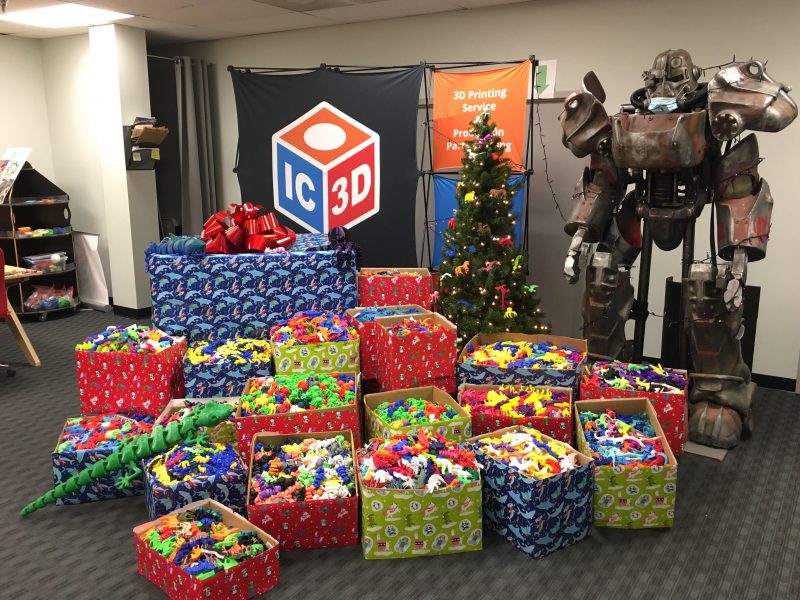 IC3D 3D Printed Toys for Tots